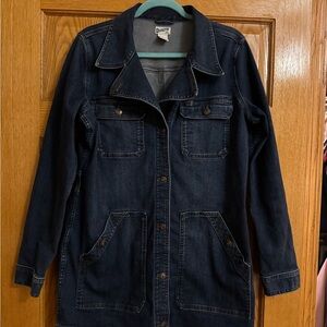 Duluth Trading Co Dark Blue Jean Jacket